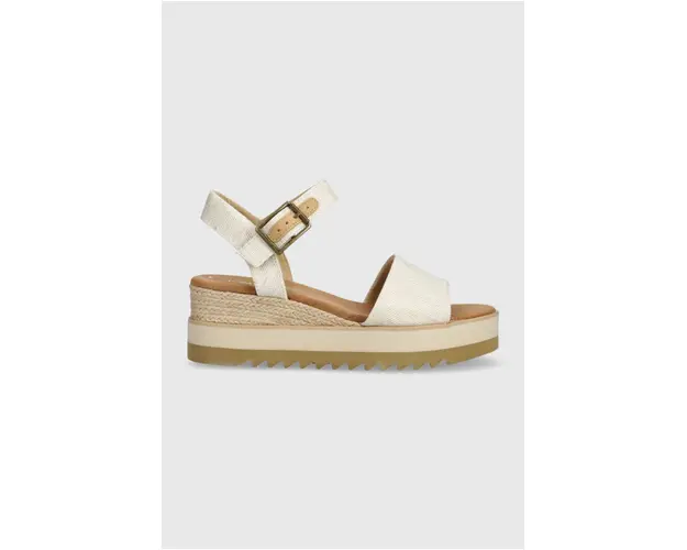 Toms sandale Diana femei, culoarea bej, toc pana