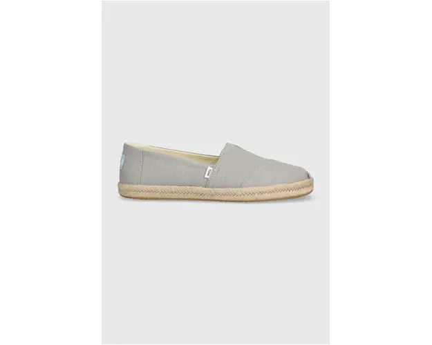 Toms espadrile Alpargata Rope culoarea gri, 10019690