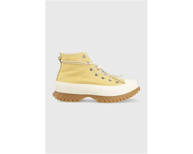 Converse tenisi Chuck Taylor All Star Lugged 2.0 femei, culoarea bej, A03500C