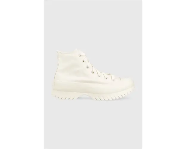 Converse tenisi Chuck Taylor All Star Lugged 2.0 femei, culoarea alb, A03557C
