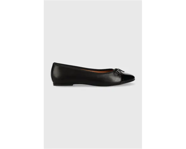 Jonak balerini de piele DAXI VERNIS CUIR culoarea negru, 3400191