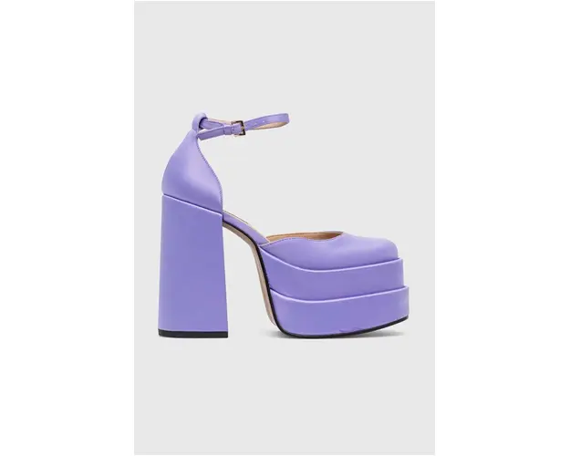 Steve Madden pumps Charlize culoarea violet, cu toc drept, SM11002138