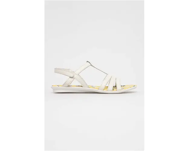 Camper sandale din piele pentru copii culoarea bej