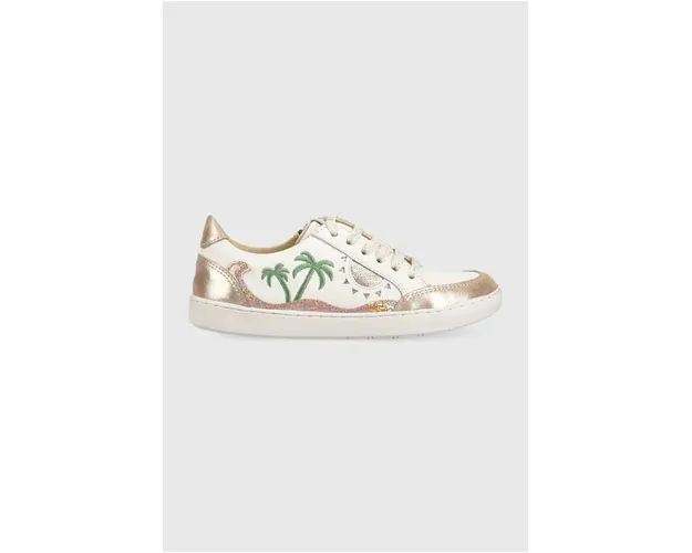 Shoo Pom tenisi din piele copii culoarea roz