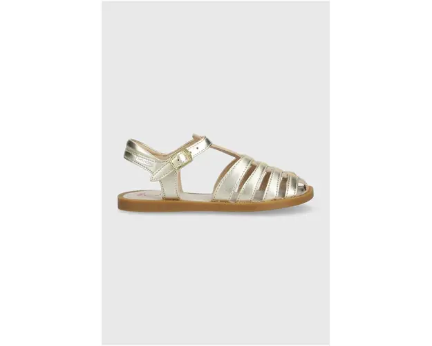Shoo Pom sandale copii culoarea auriu
