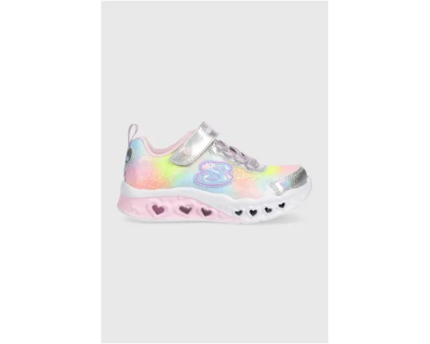 Skechers sneakers pentru copii culoarea argintiu