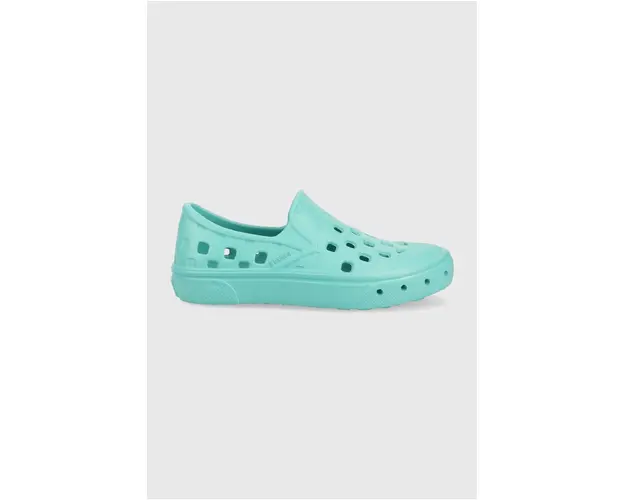 Vans tenisi copii UY Slip On TRK ALSN PSHFR culoarea turcoaz