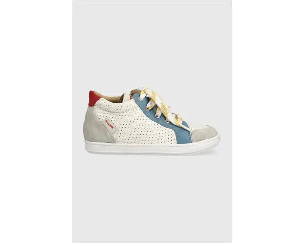 Shoo Pom tenisi din piele copii culoarea gri