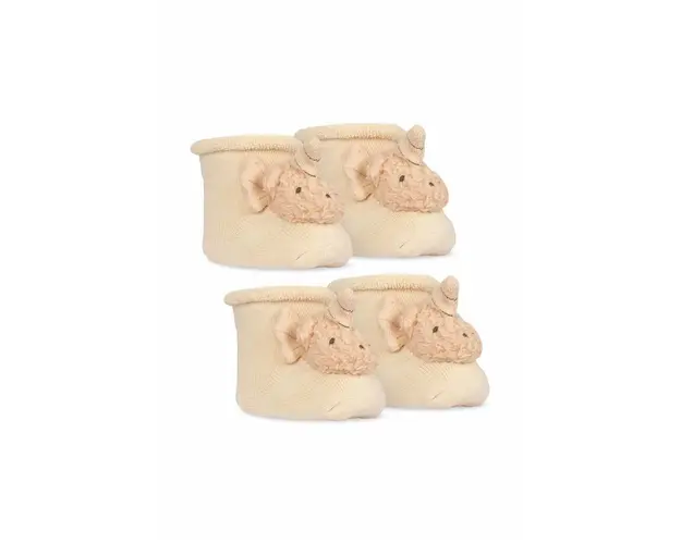 Konges Sløjd sosete bebe 2-pack culoarea bej