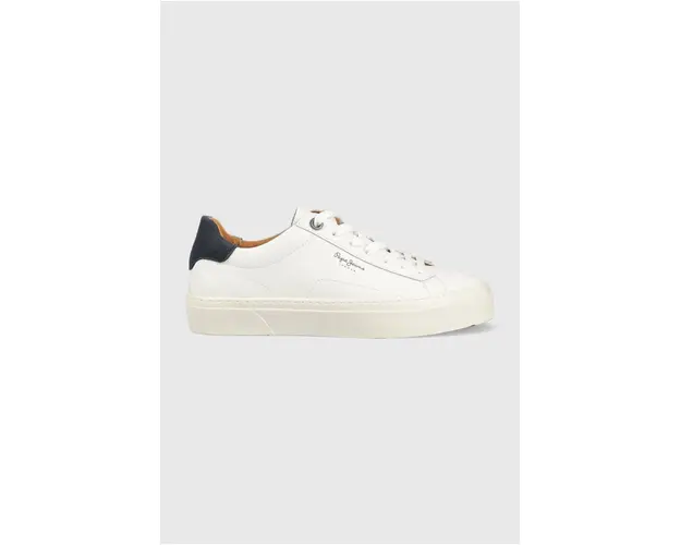 Pepe Jeans sneakers din piele YOGI culoarea alb, PMS30930