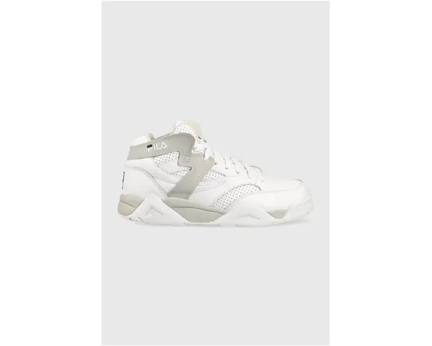 Fila sneakers din piele M-SQUAD culoarea alb