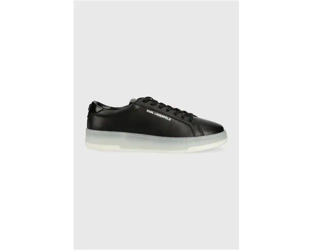 Karl Lagerfeld sneakers din piele KOURT III culoarea negru, KL51515