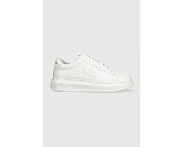 Karl Lagerfeld sneakers din piele KAPRI MENS culoarea alb, KL52515