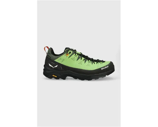 Salewa pantofi Alp Trainer 2 GTX barbati, culoarea verde