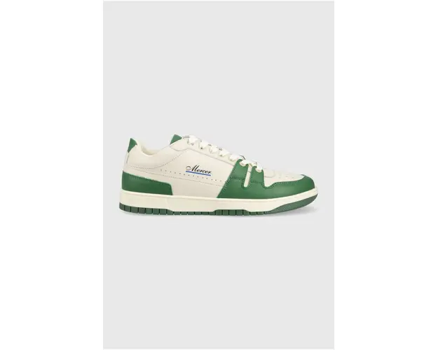 The Mercer Brand sneakers din piele The Brooklyn culoarea verde