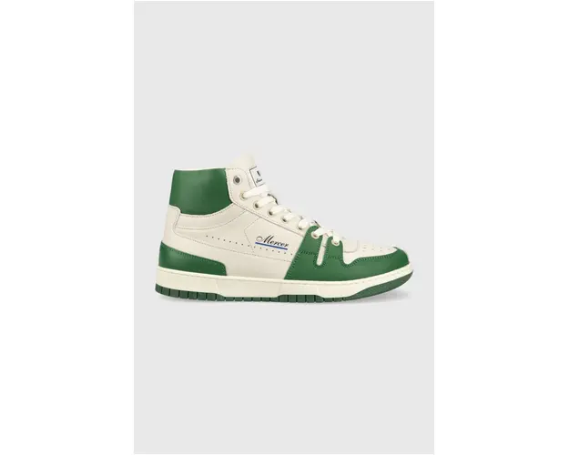 The Mercer Brand sneakers din piele The Brooklyn High culoarea verde