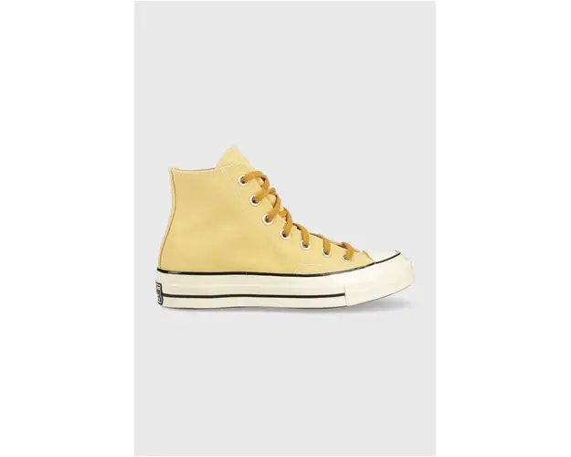 Converse tenisi Chuck 70 culoarea galben, A03436C