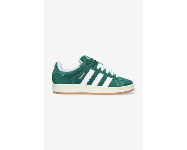 adidas Originals sneakers din piele intoarsa Campus 00s culoarea verde H03472