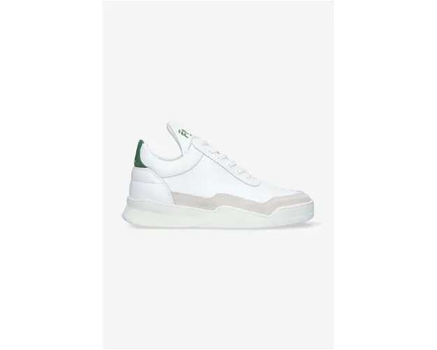 Filling Pieces sneakers din piele Low top Ghost culoarea alb, 10120631926