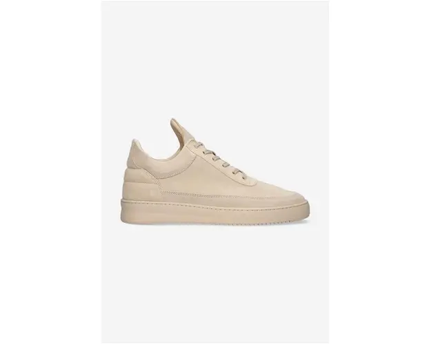 Filling Pieces sneakers din piele Low top Suede culoarea bej, 10122791990