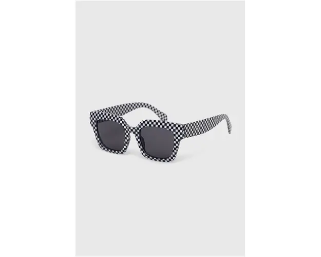 Vans ochelari de soare barbati, culoarea negru VN0A7PQZY281-BLACKWHITE