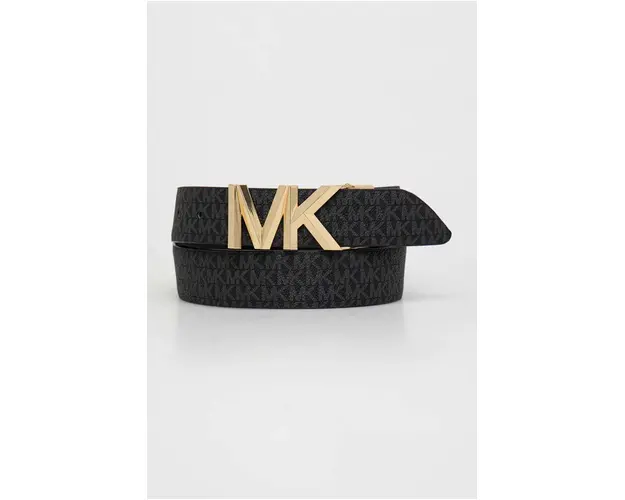 MICHAEL Michael Kors curea de piele cu doua fete femei, culoarea negru
