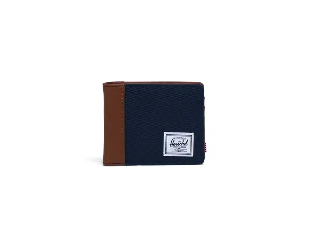 Herschel portofel Hank Wallet culoarea albastru marin