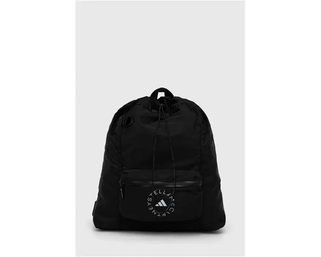 adidas by Stella McCartney rucsac femei, culoarea negru, mare, cu imprimeu HS3381
