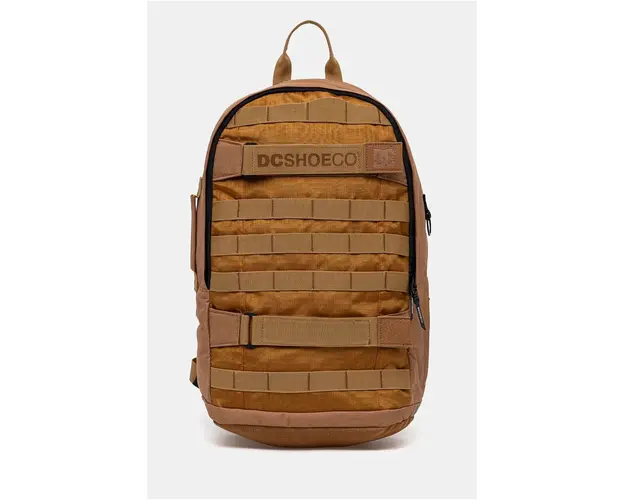 DC rucsac barbati, culoarea maro, mare, neted