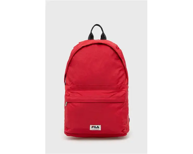 Fila rucsac culoarea rosu, mare, neted