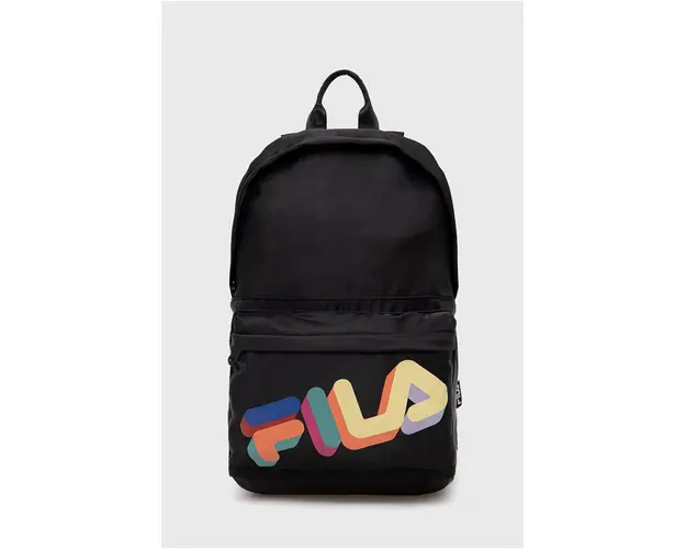 Fila rucsac culoarea negru, mare, cu imprimeu