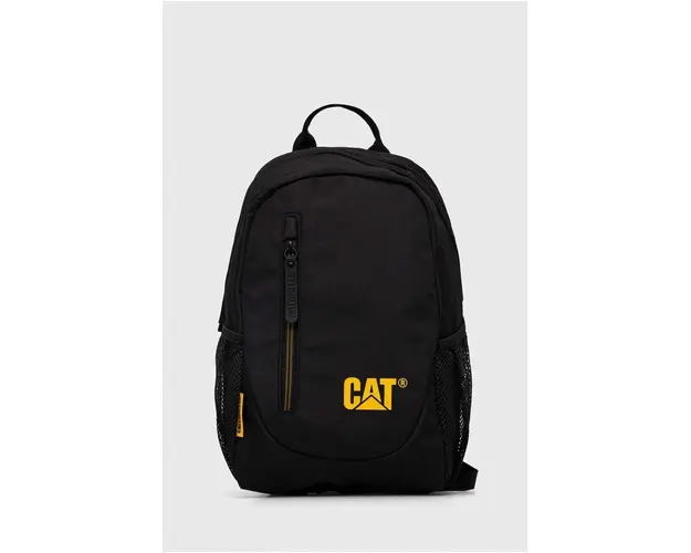 Caterpillar rucsac culoarea negru, mic, neted