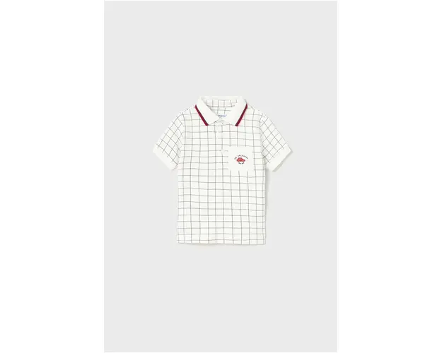 Mayoral tricou polo pentru copii culoarea rosu, modelator