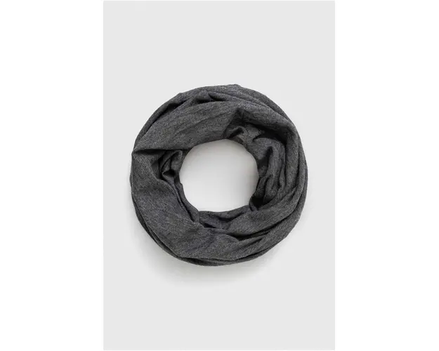 Viking fular impletit Globe culoarea gri, melanj