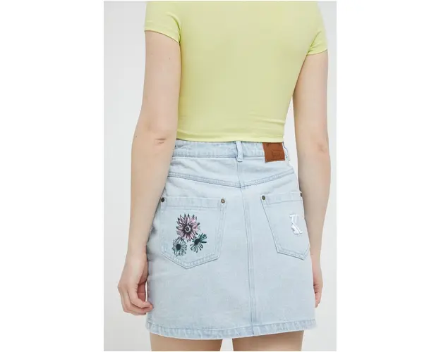 Karl Kani fusta jeans mini, drept