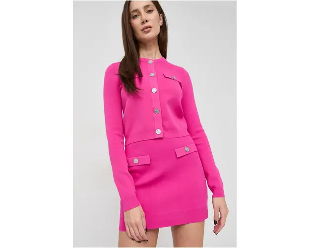 MICHAEL Michael Kors fusta culoarea roz, mini, creion