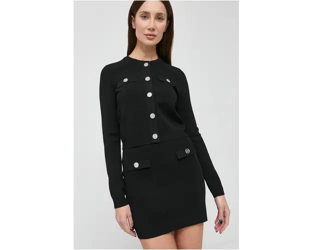 MICHAEL Michael Kors fusta culoarea negru, mini, creion