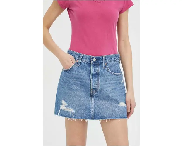 Levi's fusta jeans mini, drept