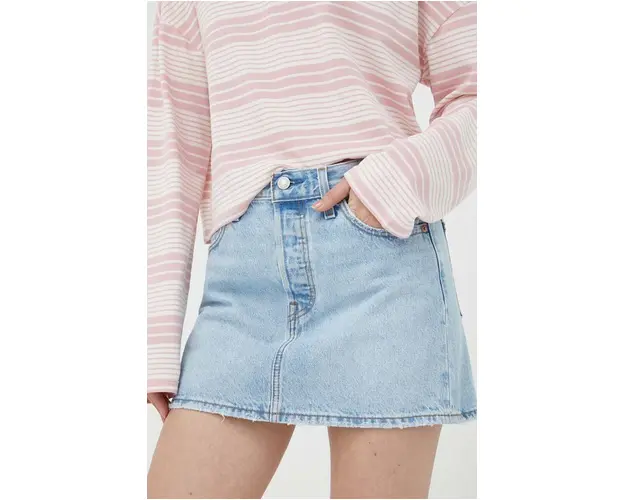 Levi's fusta jeans mini, drept