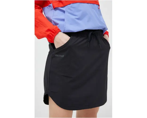 Marmot fusta Elda culoarea negru, mini, drept