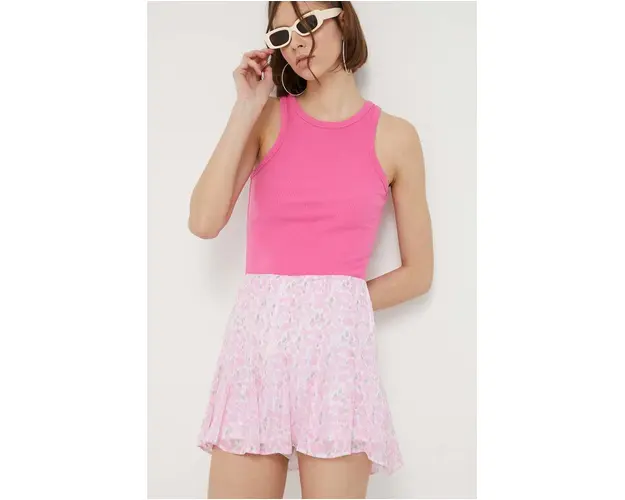 Hollister Co. pantaloni scurti culoarea roz