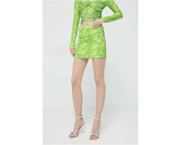 Rotate fusta culoarea verde, mini, creion