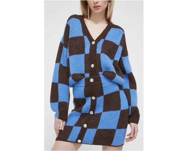 Stine Goya fusta din amestec de lana mini, drept