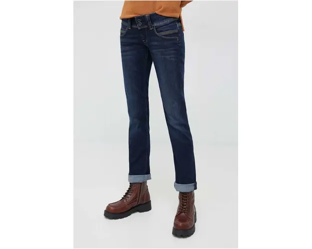 Pepe Jeans jeansi Venus femei high waist