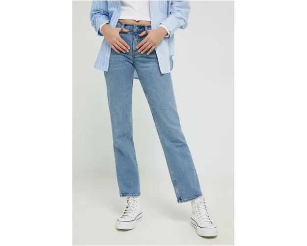 Abercrombie & Fitch jeansi femei medium waist
