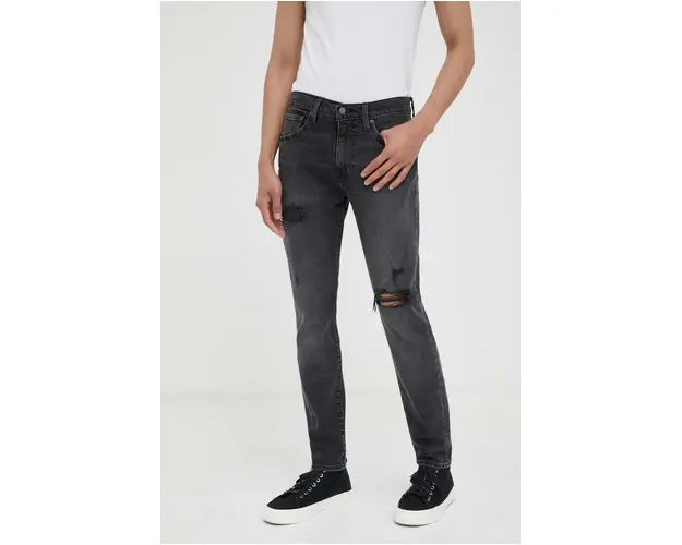 Levi's jeansi 512 SLIM TAPER barbati, culoarea gri