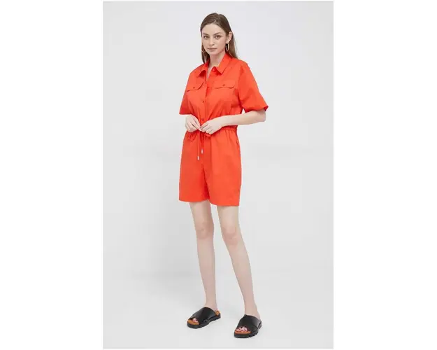 PS Paul Smith salopeta culoarea portocaliu, cu guler