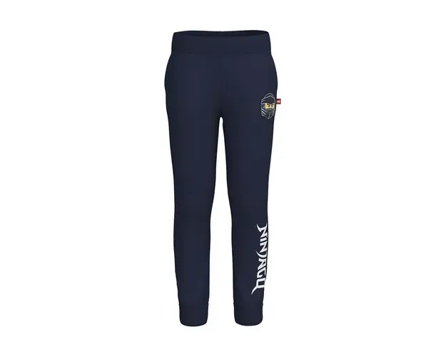 Lego pantaloni de trening pentru copii x Ninjago culoarea albastru marin, cu imprimeu