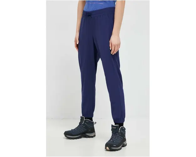Marmot pantaloni de exterior Elda culoarea albastru marin, neted