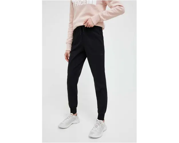 Casall pantaloni de trening culoarea negru, neted